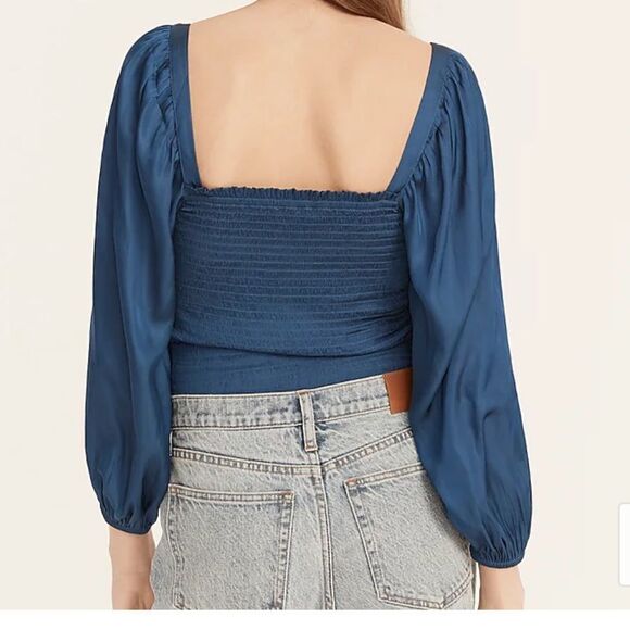 New with tags J Crew satin top - Picture 3 of 4